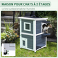 Weatherproof Outdoor Cat House Durable Pet Shelter