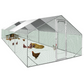 Chicken Coop - 260 Sq Ft Backyard Chicken Run Enclosure Galvanized Steel