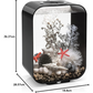 LED Aquarium Light Modern Black Design