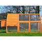 Wooden Backyard Chicken Coop for 2 to 5 Hens 68x30x40 Inches