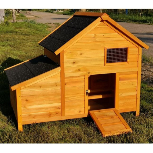 XL Chicken Coop Shingle Roof for 2 to 4 Hens