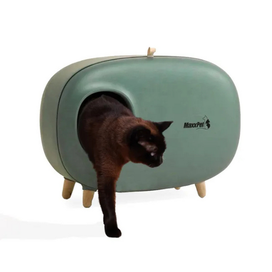Cat Litter Box 23.6x15x17.7 in - Covered Cat Toilet House - Enclosed Cat Litter Tray