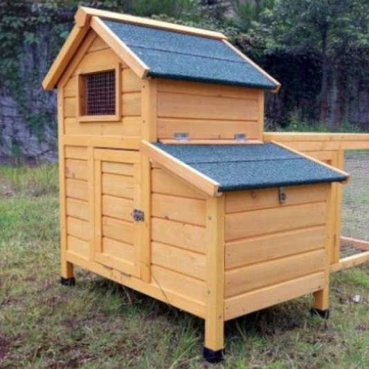 Chicken Coop Large - Fits 1 to 2 Hens - Shingle Roof