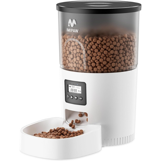 Programmable Automatic Cat Food Dispenser with Portion Control