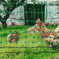 Electric Fence Netting Kit 4 x 168 ft - PE Mesh Fence with Double Point Posts and Stakes - Portable Utility Poultry Chicken Fence