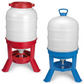 30 Chicken Waterer and Feeder Kit 40L Poultry Drinkers and Feeders Set