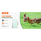 Electric Fence Netting Kit 4 x 168 ft - PE Mesh Fence with Double Point Posts and Stakes - Portable Utility Poultry Chicken Fence
