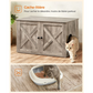 Cat Litter Furniture with Removable Divider - Cat Toilet House for Indoor Cats