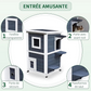 Weatherproof Outdoor Cat House Durable Pet Shelter