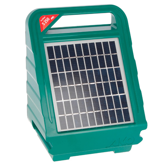 Solar Powered Chicken and Poultry Fence Charger Sun Power S250 Recycled Autonomous Electric Fence Energizer