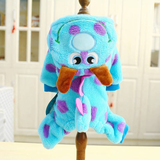 Cute Thick Hooded Dog Coat Warm Winter Jacket for Small and Large Dogs