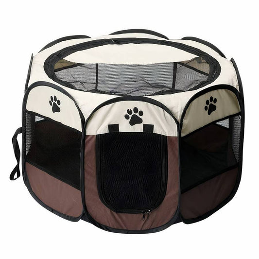 Dog Playpen Portable Pet Pen Enclosure for Puppies and Small Dogs