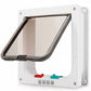 Dog Flap Door Pet Door for Dogs Easy Install Weatherproof Dog Gate