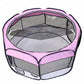 Foldable Octagon Dog Tent Portable Pet Shelter for Outdoor and Indoor Use