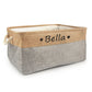 Custom Pet Storage Basket Personalized Animal Organizer Container