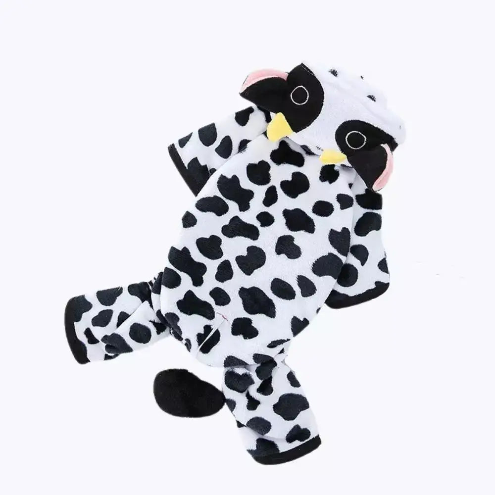 Cow Print Cat Hoodie Costume