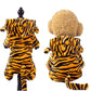 Dinosaur Hooded Cat Costume Kids Animal Pajamas Halloween Party Outfit