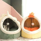 Soft Cat Bed Cozy Cat Basket Plush Pet Lounger