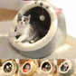 Soft Cat Bed Cozy Cat Basket Plush Pet Lounger