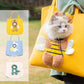 Cat Animal Print Tote Bag Natural Canvas Reusable Grocery Bag Eco Friendly