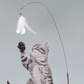 Cat Fishing Pole Toy with Suction Cup for Interactive Play