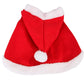 Santa Claus Cape Costume for Cat Christmas Pet Outfit