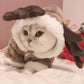 Fleece Cat Costume Warm Pet Outfit for Cats