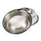 Stainless Steel Dog Bowl Durable Pet Food Water Dish