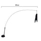 Cat Fishing Pole Toy with Suction Cup for Interactive Play