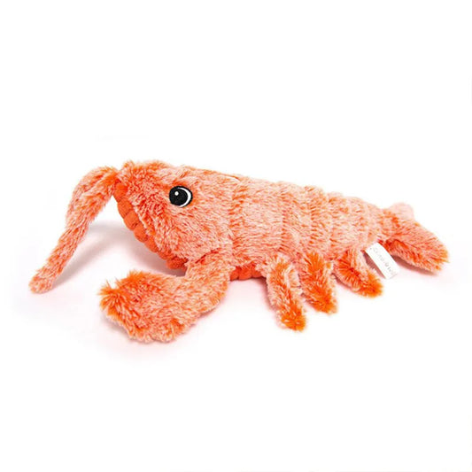 Interactive Pet Toy Crawfish Plush for Small Dogs Cats