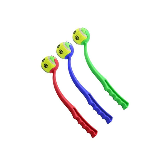 Manual Dog Ball Launcher Toy for Fetch Training and Play