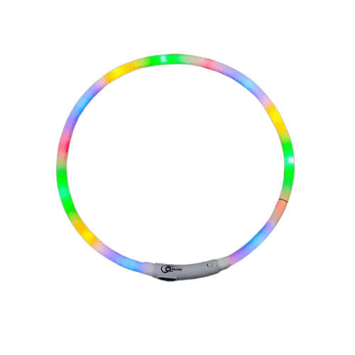 LED Dog Collar Bright Light Safety Night Running Adjustable Pet Collar