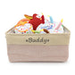 Custom Pet Storage Basket Personalized Animal Organizer Container