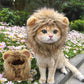 Lion Mane Wig Costume for Cat Pet Halloween Dress Up