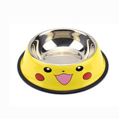 Pikachu Pet Bowl Dog Cat Feeding Dish