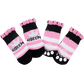Dog Socks Queen Non Slip Pet Booties for Small Medium Large Dogs