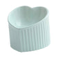 Elevated Ceramic Pet Bowl for Dogs and Cats Heart Edition